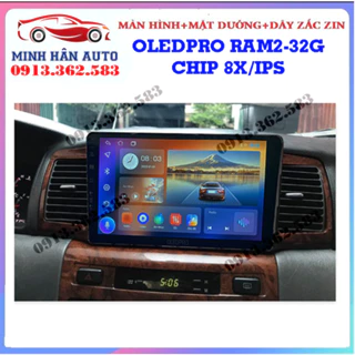 Bộ màn hình ANDROID OLEDPRO WIFI RAM 2G ROM 32G  cho xe TOYOTA  ALTIS 2003-2007,kết nối bluetooth, nghe đài FM