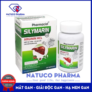 Silymarin - giải độc gan, thanh nhiệt cơ thể  thành phần diệp hạ châu, cà gai leo, kim ngân hoa- Hộp 60 viên