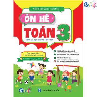 Sách - Ôn Hè Toán Lớp 3 - Dành cho học sinh lớp 3 lên 4 (1 cuốn)