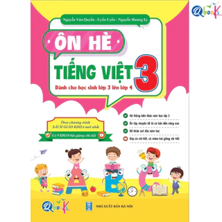 Sách Ôn Hè Tiếng Việt 3 Dành cho học sinh lớp 3 lên 4 (1 cuốn)