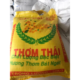 Gạo thơm thái  10kg Dẻo Mềm cơm