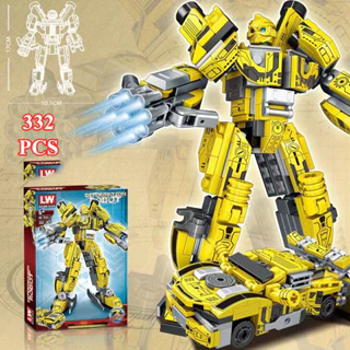 [332 CHI TIẾT-HÀNG CHUẨN] BỘ ĐỒ CHƠI XẾP HÌNH ROBOT Transformer BUMBLEBEE - Lắp Ráp Robot Người Máy Biến Hình