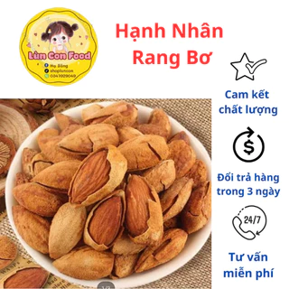 HẠNH NHÂN RANG BƠ VỎ MỎNG ❤️ FREE SHIP ❤️  LÙN CON FOOD