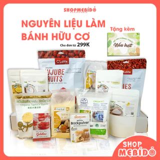 Set Bột Hữu Cơ Chế Biến Ăn Dặm Cho Bé Làm Bánh Nấu Bột Chè Súp - Shop Mẹ Bí Đỏ