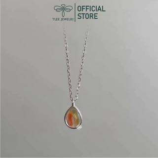 Dây chuyền bạc TLEE mặt moonstone giọt nước TleeJewelry D0240