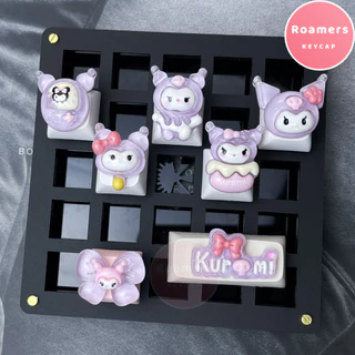 Nút Bàn Phím Cơ Keycap Bộ Sưu Tập Kuromi Tím