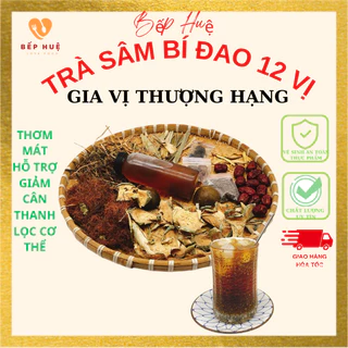 Trà bí đao 12 vị khoảng nấu 5 lít giải nhiệt thanh lọc cơ thể hỗ trợ giảm cân tăng cường sức khỏe