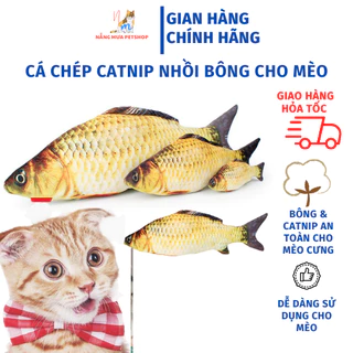 Đồ chơi cho mèo, đồ chơi cá chép catnip cho mèo