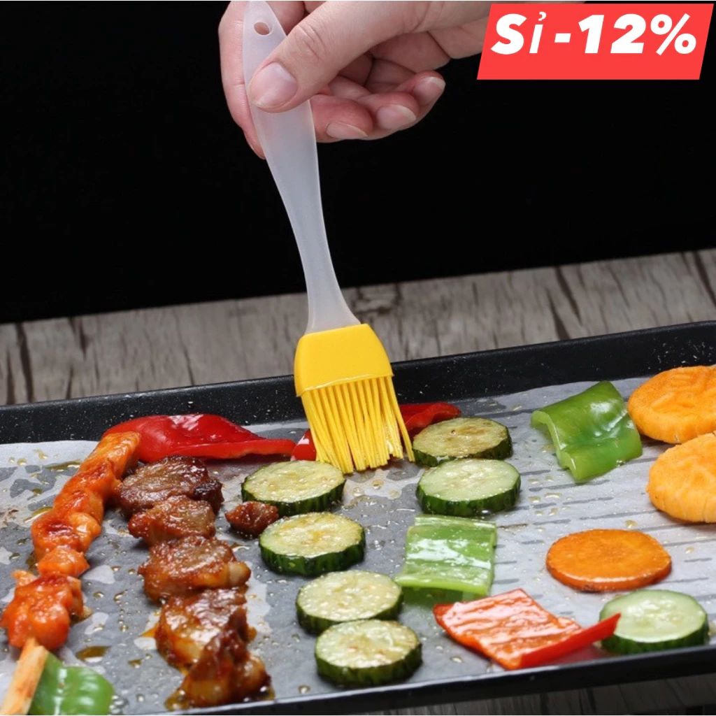 Chổi Quét Dầu, Cọ Quét Dầu Ăn Làm Bánh, Tẩm Ướp Chiên Rán, BBQ