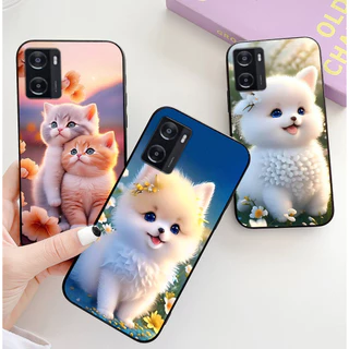 Ốp lưng oppo a57 2022 / a77s in hình chú mèo dễ thương cute