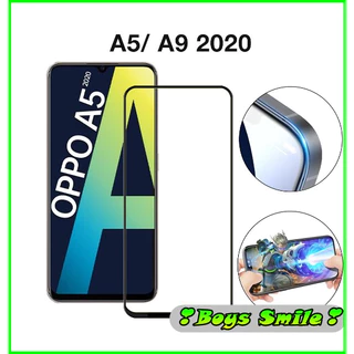 Kính Cường Lực Full màn Oppo A5 2020 / A9 2020 cao cấp chống trầy xước màn tặng kèm khăn lau màn hình