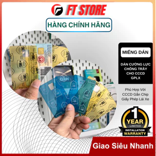 Miếng dán cường lực 9H Nano bảo vệ Căn Cước Công Dân - CCCD/GPLX Giấy phép lái xe khỏi trầy xước, tăng độ cứng cho thẻ