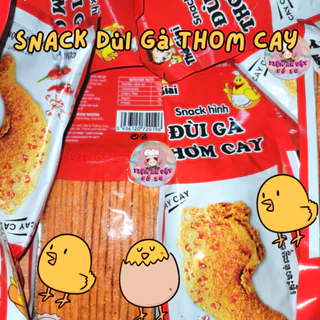 Snack que đùi gà thơm cay, đồ ăm vặt đùi gà tuổi thơ