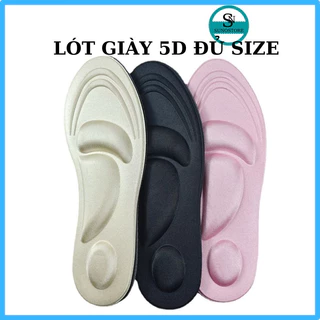 Lót giày nam nữ đủ size thiết kế 5D êm chân thoáng khí khử mùi tốt LG09