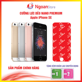 Cường lực dẻo Nano cho iPhone SE - Ngoan Store