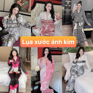 BỘ LỤA XƯỚC ÁNH KIM THIẾT KẾ SIÊU SANG