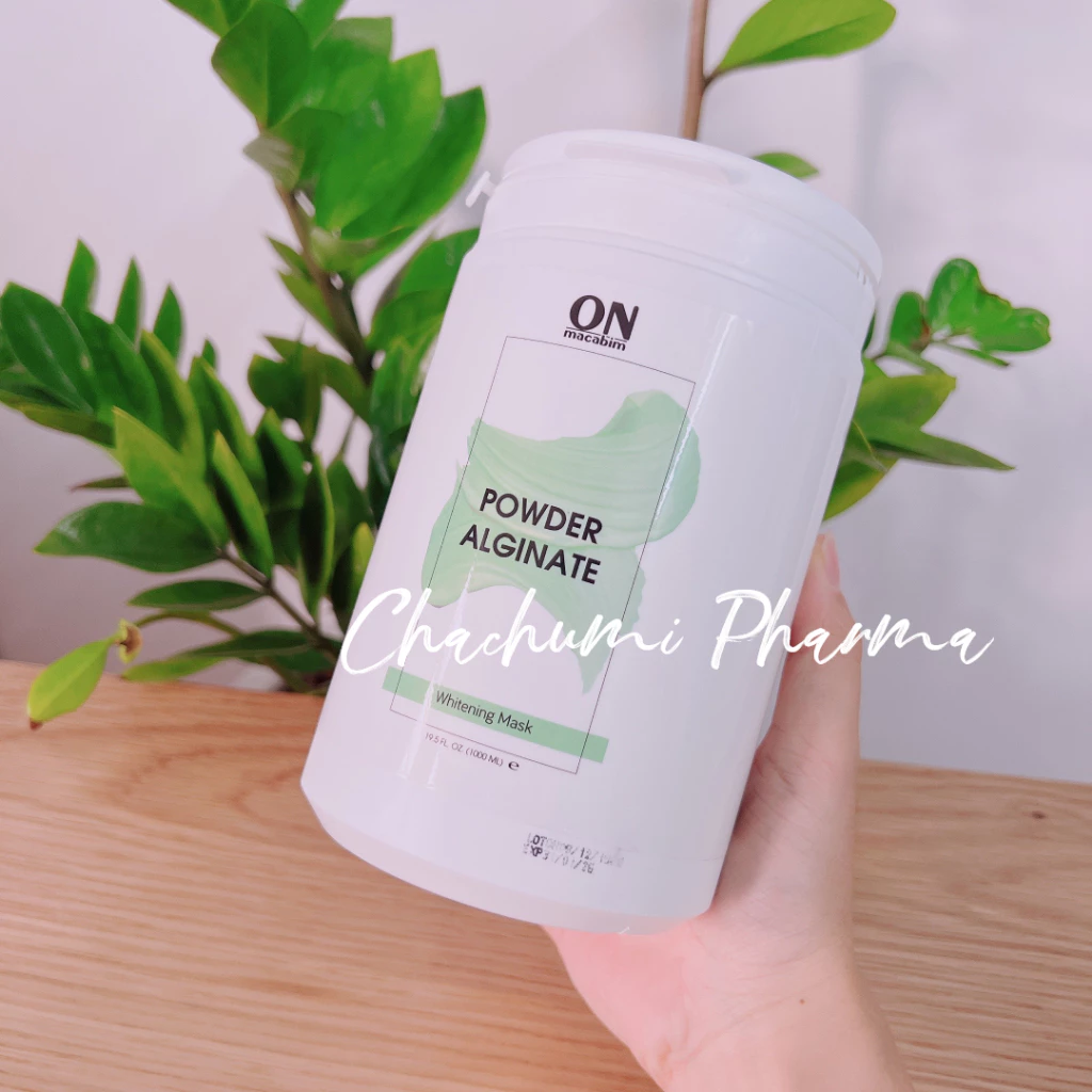 Mặt nạ Onmacabim Alginate Powder Whitening mask - Mặt nạ tảo nâu trắng, mịn