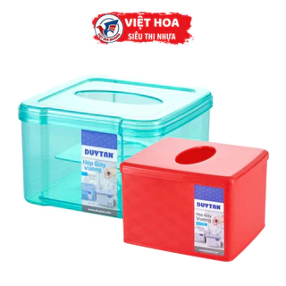 Hộp đựng giấy để bàn ăn, hộp khăn giấy đủ màu giao ngẫu nhiên, hộp khăn giấy vuông Duy Tân