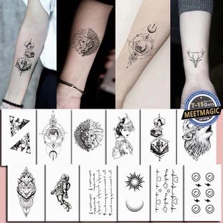 【Magic Tattoo】Hình Xăm Dán Tạm Thời Chống Nước 6cm x 10cm Có Thể Chuyển Đổi Trong 15 Ngày