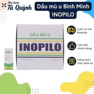 Dầu mù u Inopilo tái tạo da, ngừa viêm loét , bôi da bỏng, nhanh lành vết thương - chai 15ml - Bình Minh