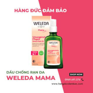 Dầu chống rạn da WELEDA MAMA nội địa Đức, chai 100ml