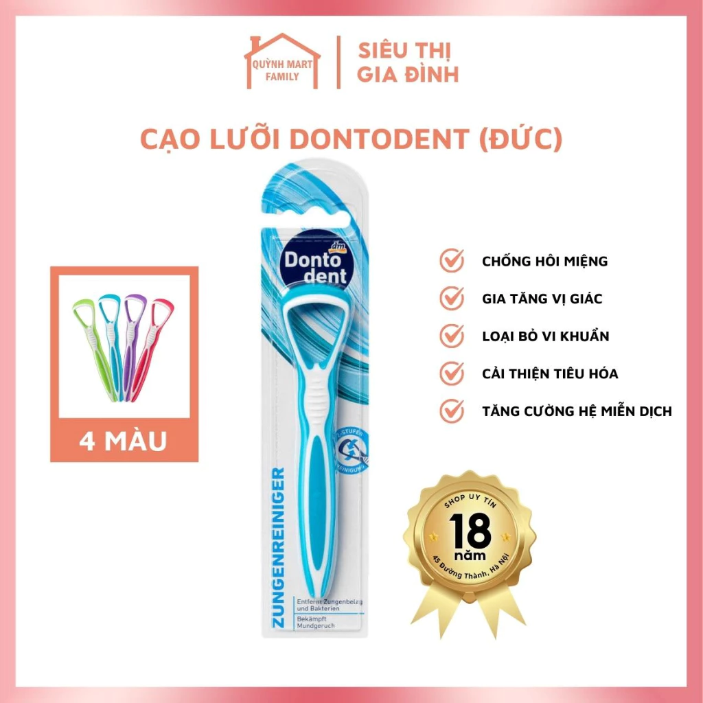 Cạo lưỡi Dontodent (Đức)