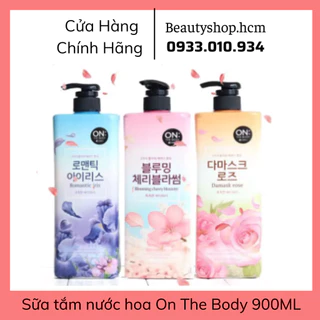 Sữa tắm ON THE BODY sáng mịn da 900g Hàn Quốc