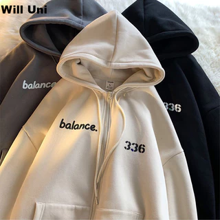 Áo hoodie BALANCE nam nữ Form rộng WILL - khoác nỉ form Unisex