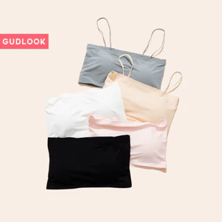 Áo Bra Đúc Su GUDLOOK Quây 2 Dây Chất Mát Mềm Mịn