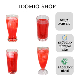 Ly Nhựa Trà Sữa, Sinh Tố Nhiều Size