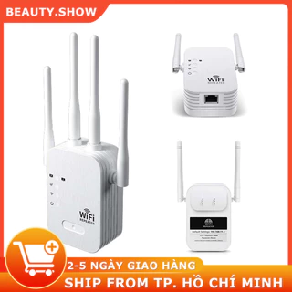 Bộ Kích Sóng Wifi 4 Râu Twifi Cực Mạnh Tăng Sóng Wifi Tốc Độ 300Mbps Sử Dụng Siêu Mượt Kiêm Router Kích Wifi Siêu Mạnh