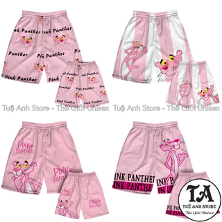 Quần Đùi Báo Hồng Nhiều Mẫu - Quần Short lững Cartoon Unisex - Quần ngố nam nữ Freesize 38-68kg TUEANHSTORE