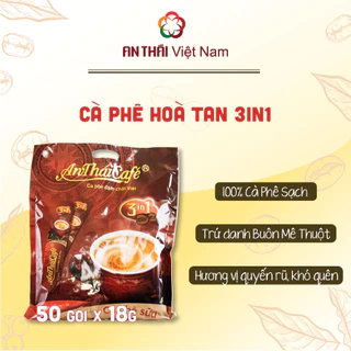 Cà phê sữa 3 trong 1 An Thái (Túi 50 gói x 18gr) - AnTháiCafé