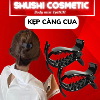 Kẹp càng cua buộc tóc 3 răng giá sỉ nhựa an toàn chắc chắn gọn nhẹ búi nhiều kiểu tóc bodymist.tphcm