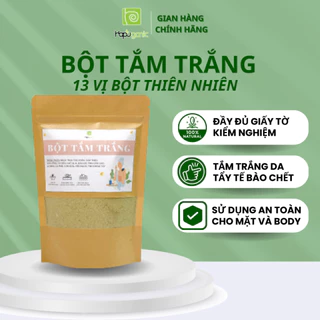 BỘT TẮM TRẮNG NGUYÊN CHẤT HAPUGANIC TRẮNG DA, GIẢM THÂM, TẨY TẾ BÀO CHẾT