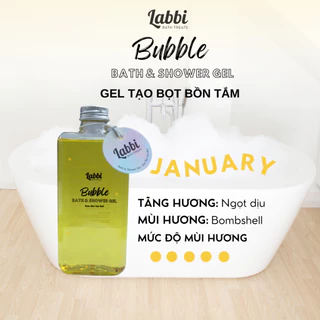 Gel tạo bọt bồn tắm JANUARY [Labbi] Bubble Gel