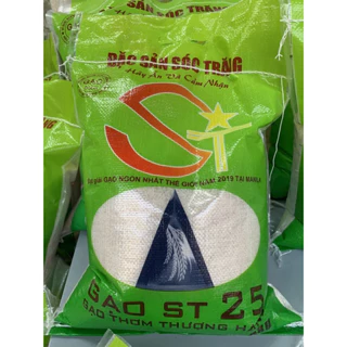 GẠO ST25 DẺO THƠM NGON DINH DƯỠNG CAO 10kg