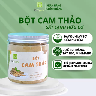 DẠNG HŨ Bột Cam Thảo Nguyên Chất HaPuganic Mặt Nạ Bột Thiên Nhiên