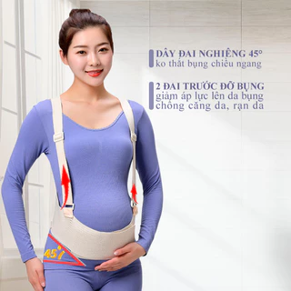 Đai nâng đỡ bụng bầu Minichic, Đai hỗ trợ bụng giải pháp cho mẹ bầu giảm đau lưng, rạn bụng hiệu quả