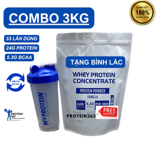 CHÍNH HÃNG  ] 3 KG WHEY PROTEIN CONCENTRATE   - Tăng Cơ Giảm Mỡ