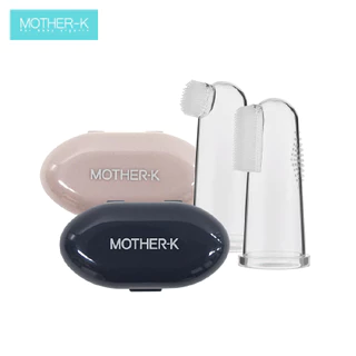 Bộ 2 bàn chải rơ lưỡi silicone Mother-K Hàn Quốc