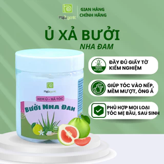 Kem Ủ Xả Tóc Bưởi Nha Đam Cao Cấp Hapu Organic Giảm Rụng Tóc