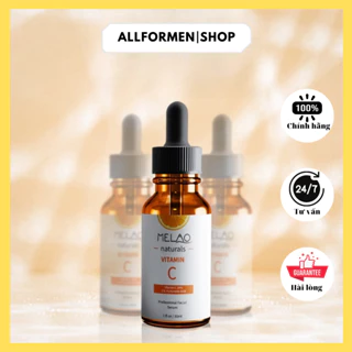 Serum Vitamin C, tinh chất làm trắng da Melao 30ml. Cung cấp dưỡng chất, chống oxy hóa, làm trắng da