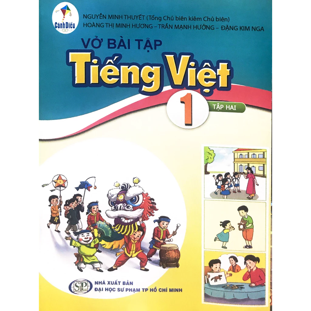 Sách - Vở bài tập Tiếng Việt 1 Cánh Diều ( bán kèm kê tay )