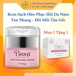 Kem Sạch Besu Cao Cấp Làm Sạch Tận Gốc Da Mỏng Đỏ, Nổi Chỉ Máu, Da Không Đều Màu