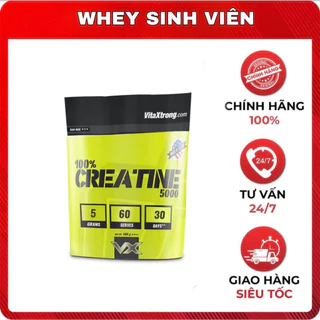 [Giá hủy diệt] [Chính hãng] Creatine Monohydrate Hỗ Trợ Tăng Sức Mạnh Cơ Bắp Vitaxtrong Creatine 5000