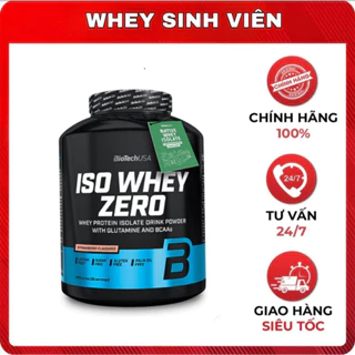 Sữa Tăng Cơ ISO WHEY ZERO BiotechUSA 2.27Kg TĂNG CƠ BẮP SIÊU NHANH TẠI WHEYSINHVIEN.COM