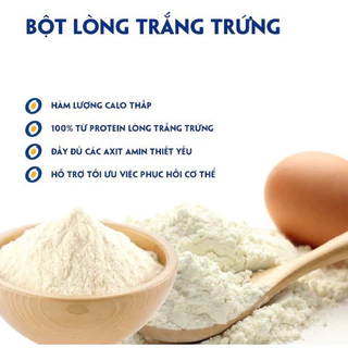 BỘT LÒNG TRẮNG TRỨNG HANVET 100G