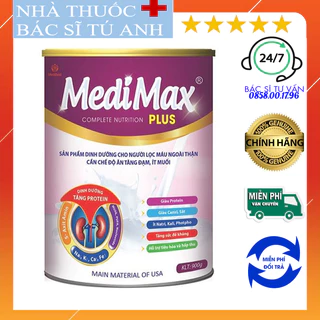 Sữa MediMax Plus 400g,900g (Dinh Dưỡng Cho Người Bệnh Thận Có Lọc Máu Ngoài Thận)