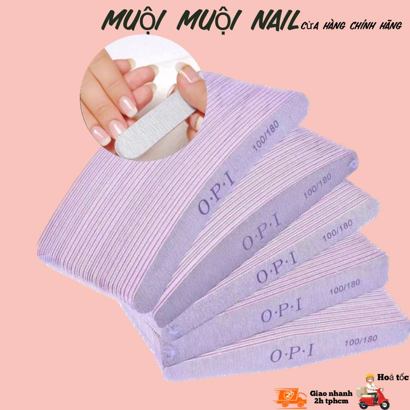 [Hoả Tốc] Dũa móng OPI - loại dày, chuyên dụng cho làm nail (lẻ chiếc).